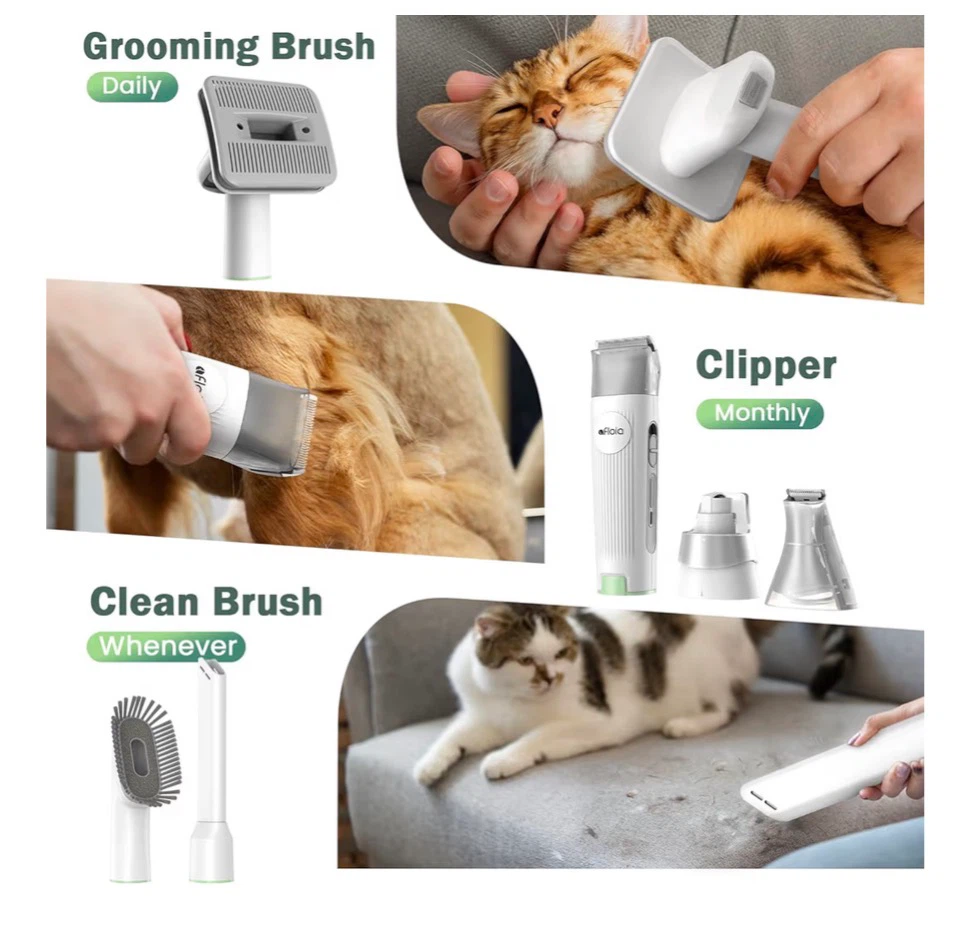 Afloia 6-in-1 Dog Grooming Kit & Pet Vacuum A61 - photo 5