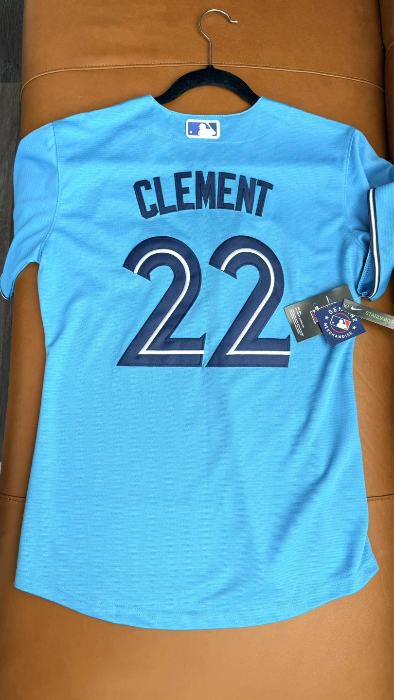 BNWT Clement 22 Baseball Jersey (women L)