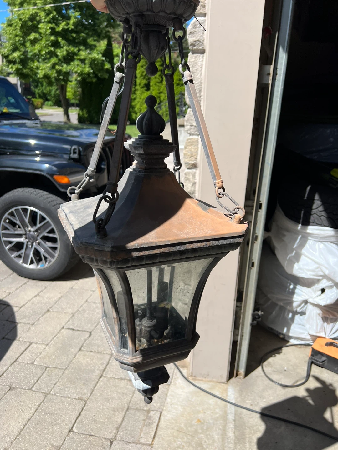 Vintage Outdoor Lantern Fixture - photo 2