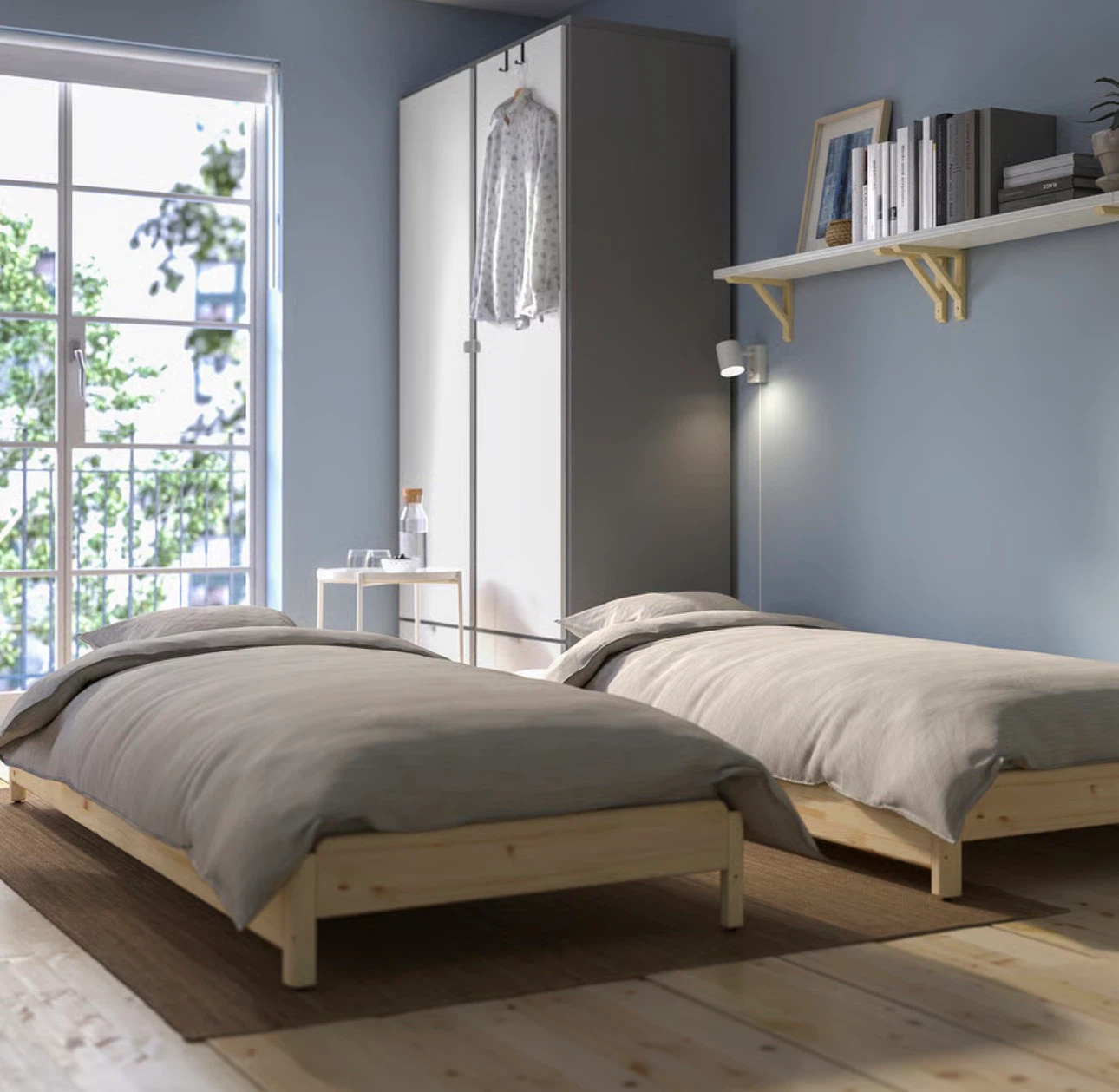 IKEA stacked bed without mattress - photo 5