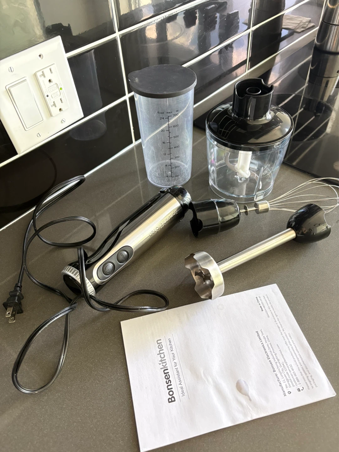Bonsenkitchen Immersion Blender Set - photo 2