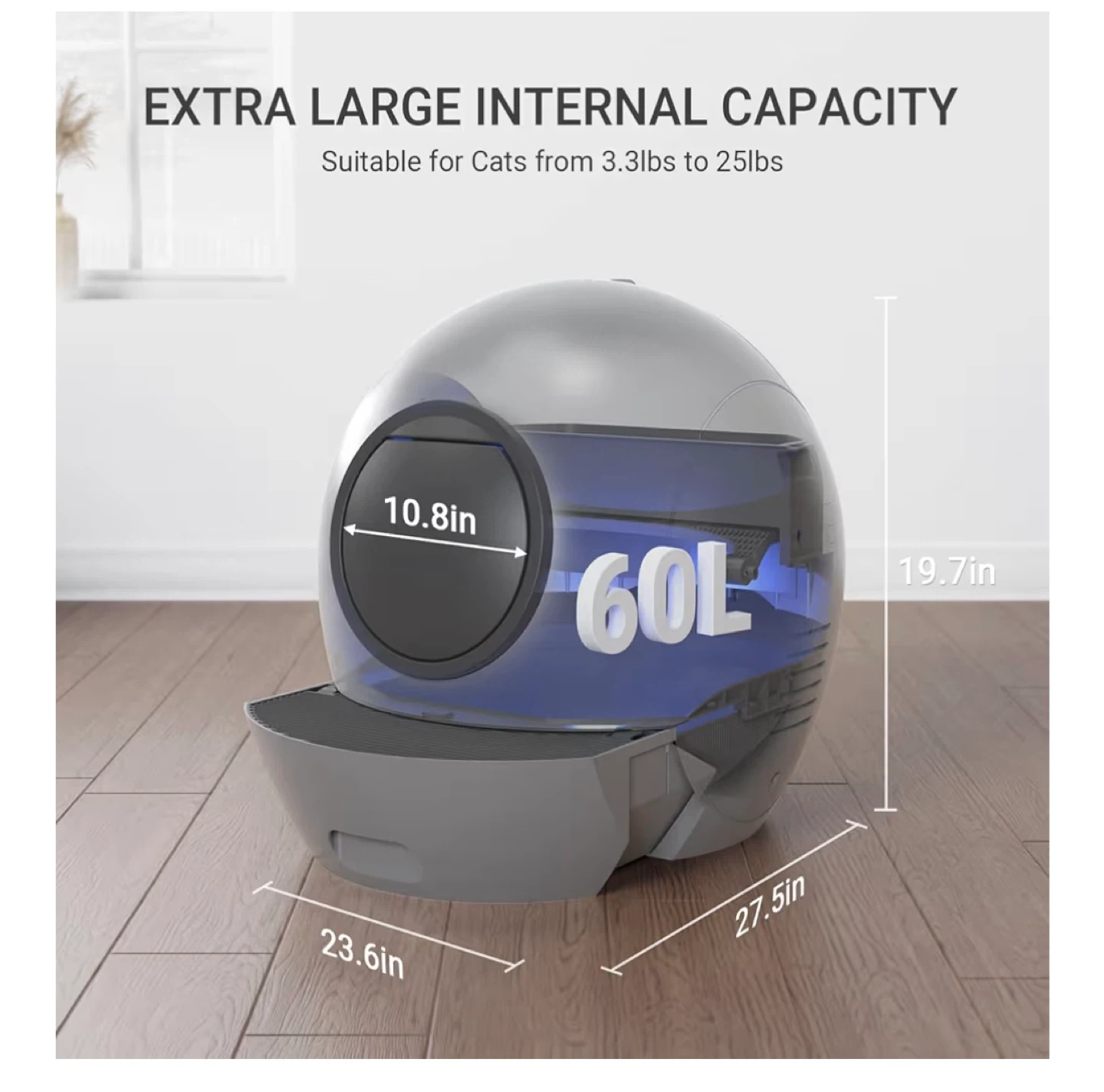 ELS PET Self-Cleaning Smart Cat Litter Box 🐱 - photo 3