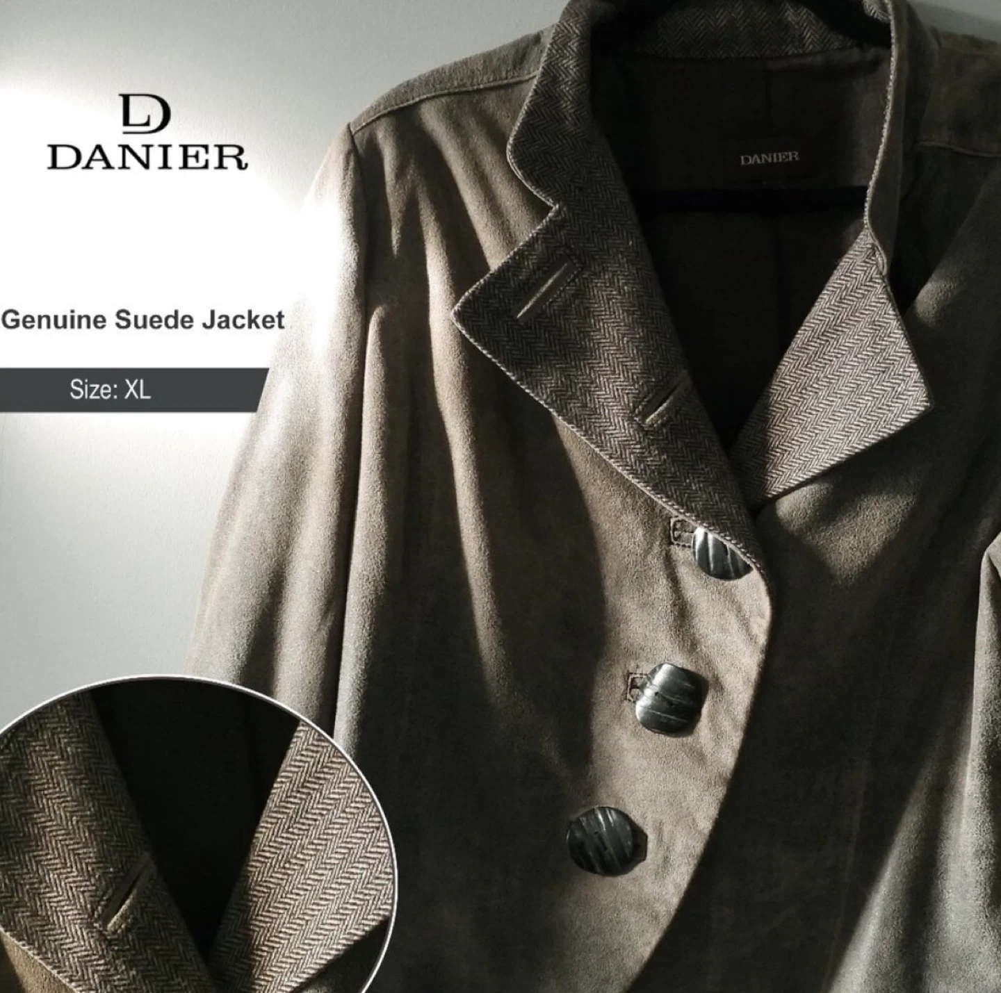 Danier Genuine Suede Jacket - Size XL - photo 2