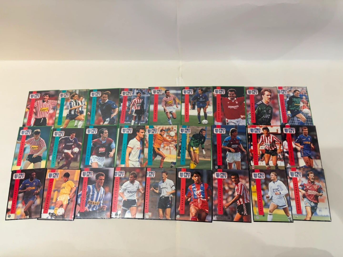 Pro Set soccer card lot - photo 5
