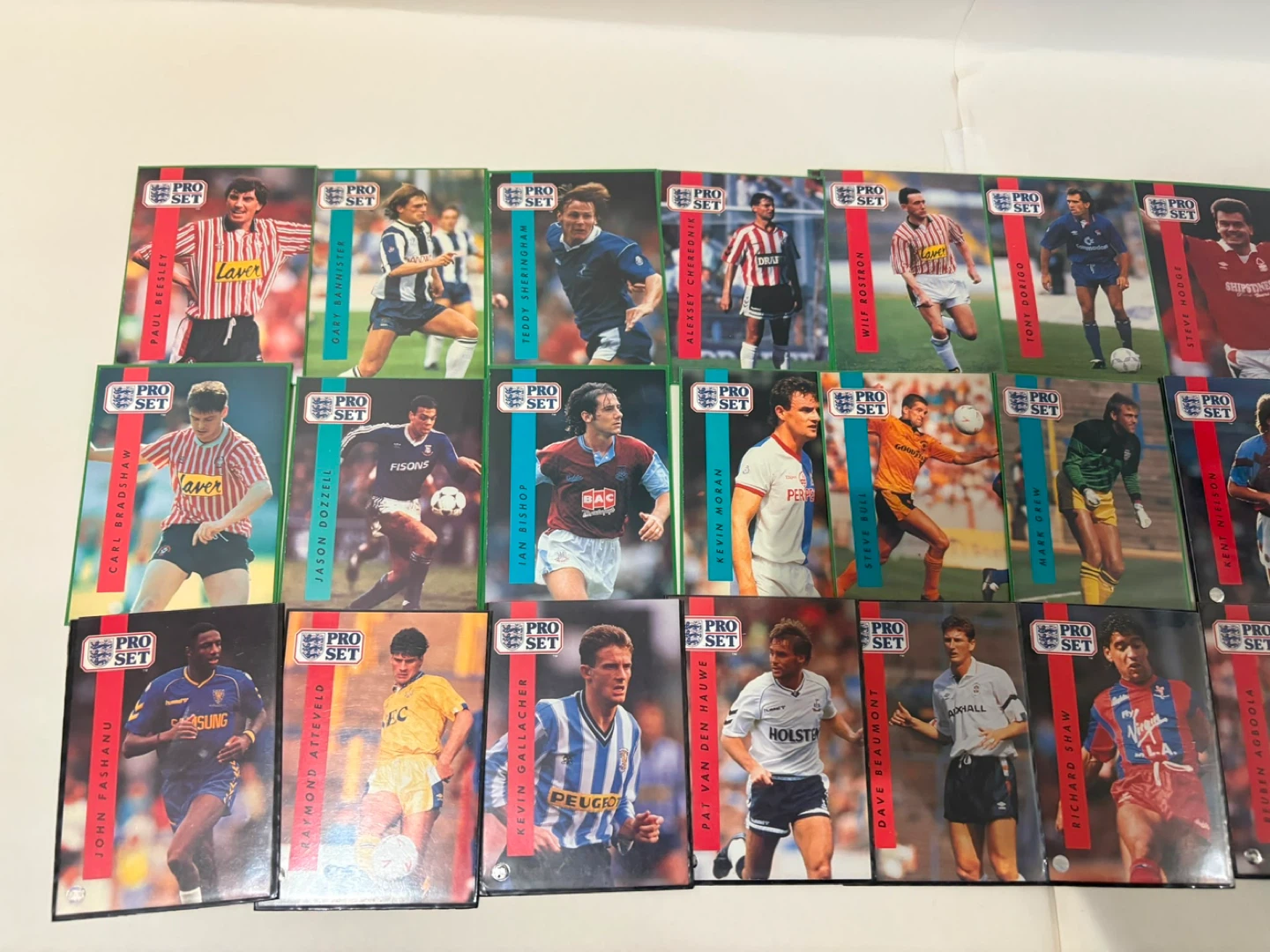 Pro Set soccer card lot - photo 4