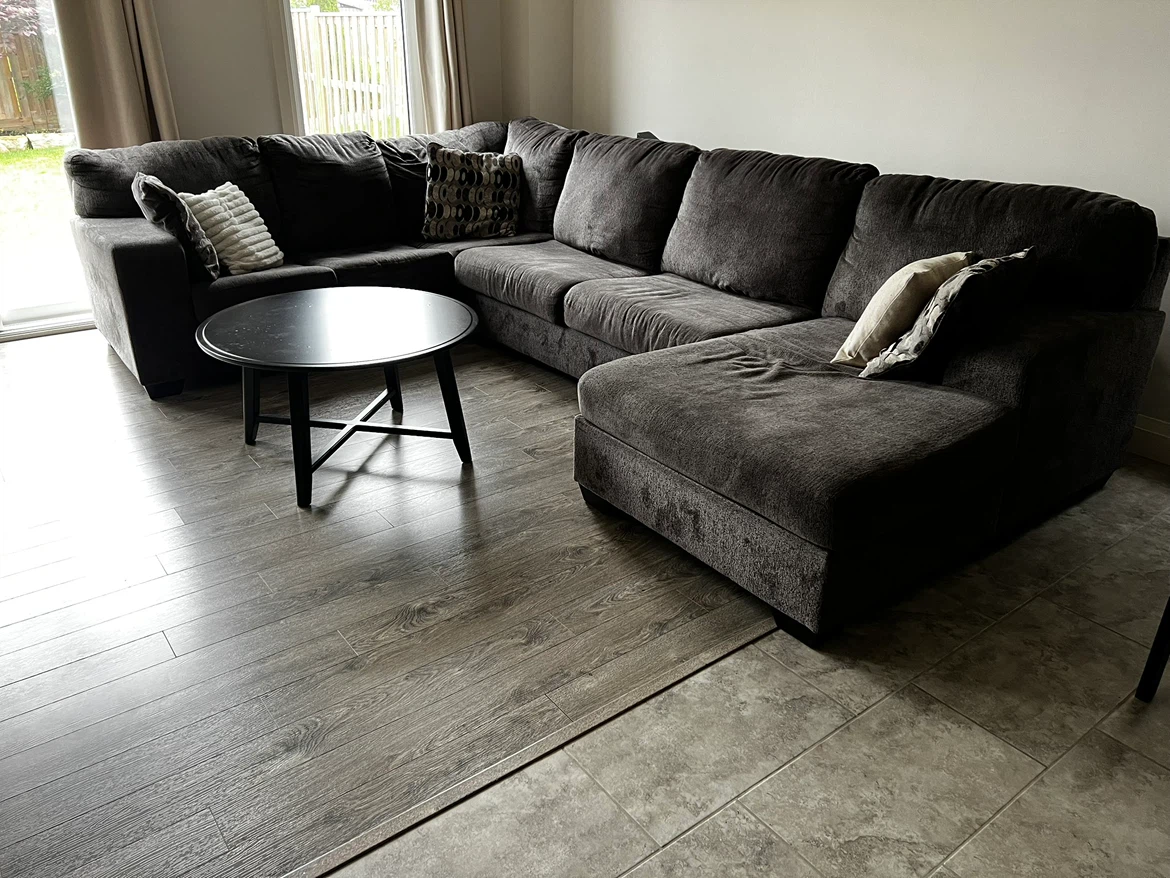 Dark Grey Sectional Sofa