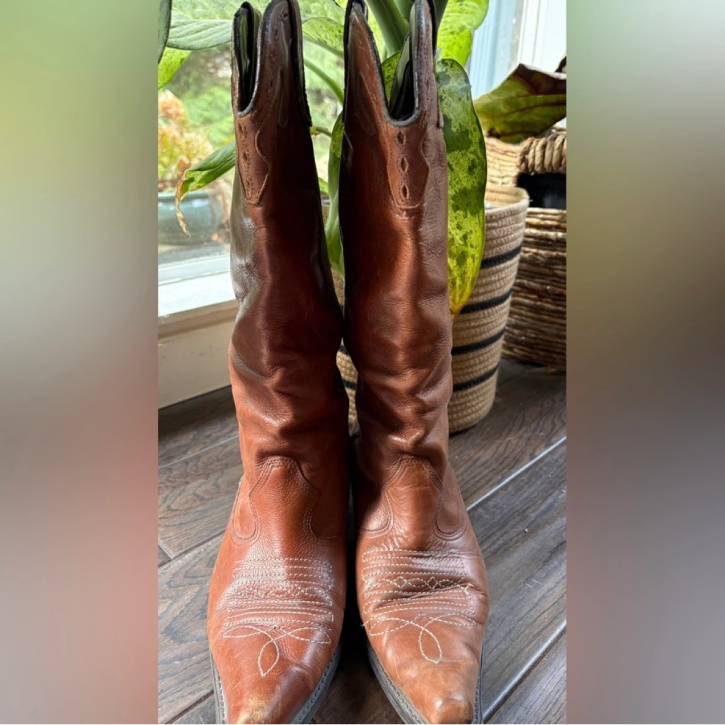 Roberto Vianni Brown Leather Cowboy Boots - photo 2