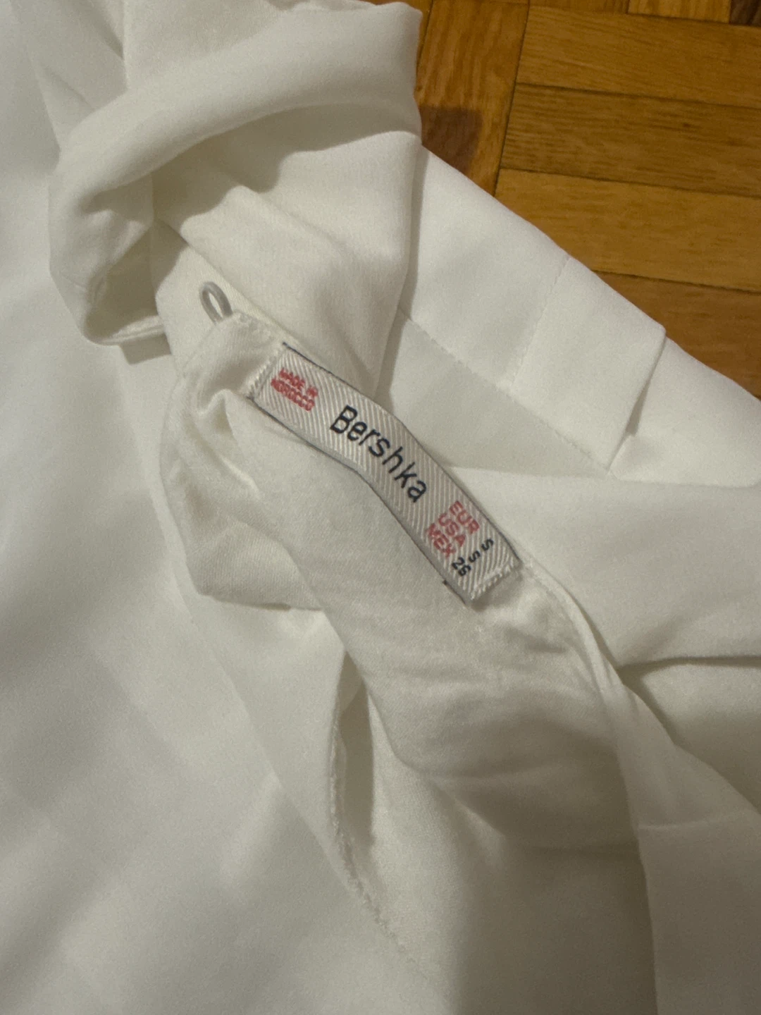 Bershka white sleeveless layered maxi dress - photo 2
