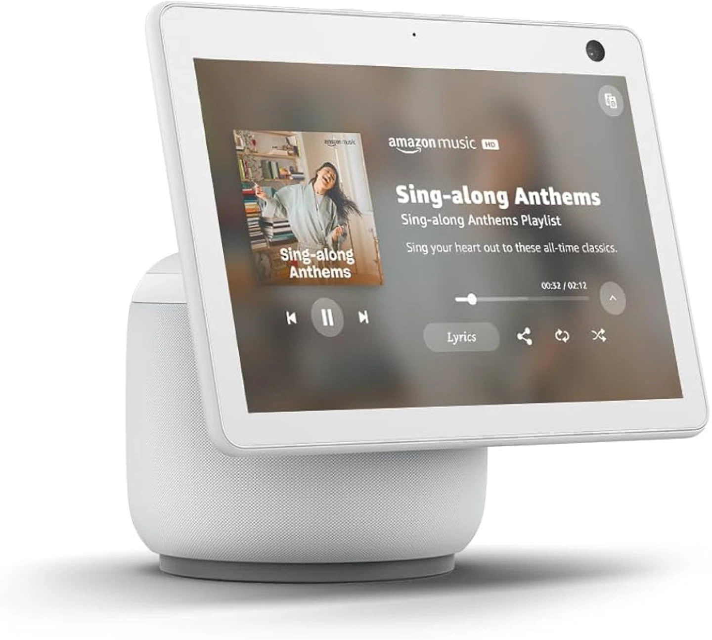 AMAZON Echo Show 10 (3rd Gen) Smart Display with Alexa - White