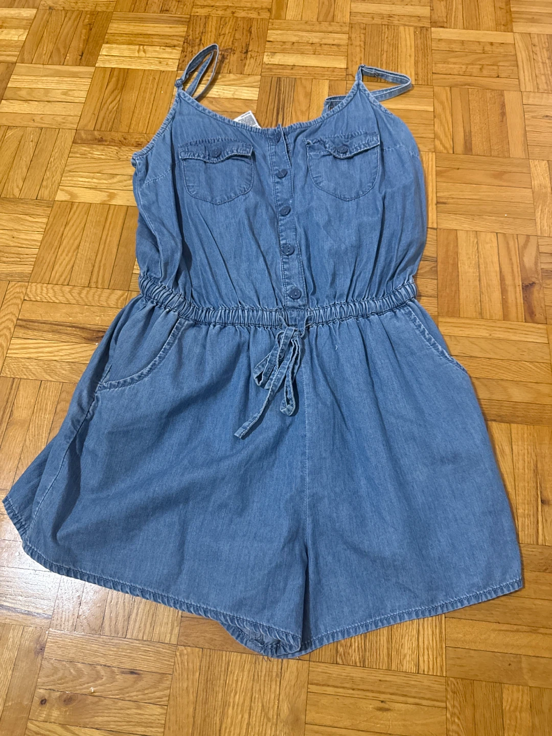 American Eagle Outfitters Denim Romper