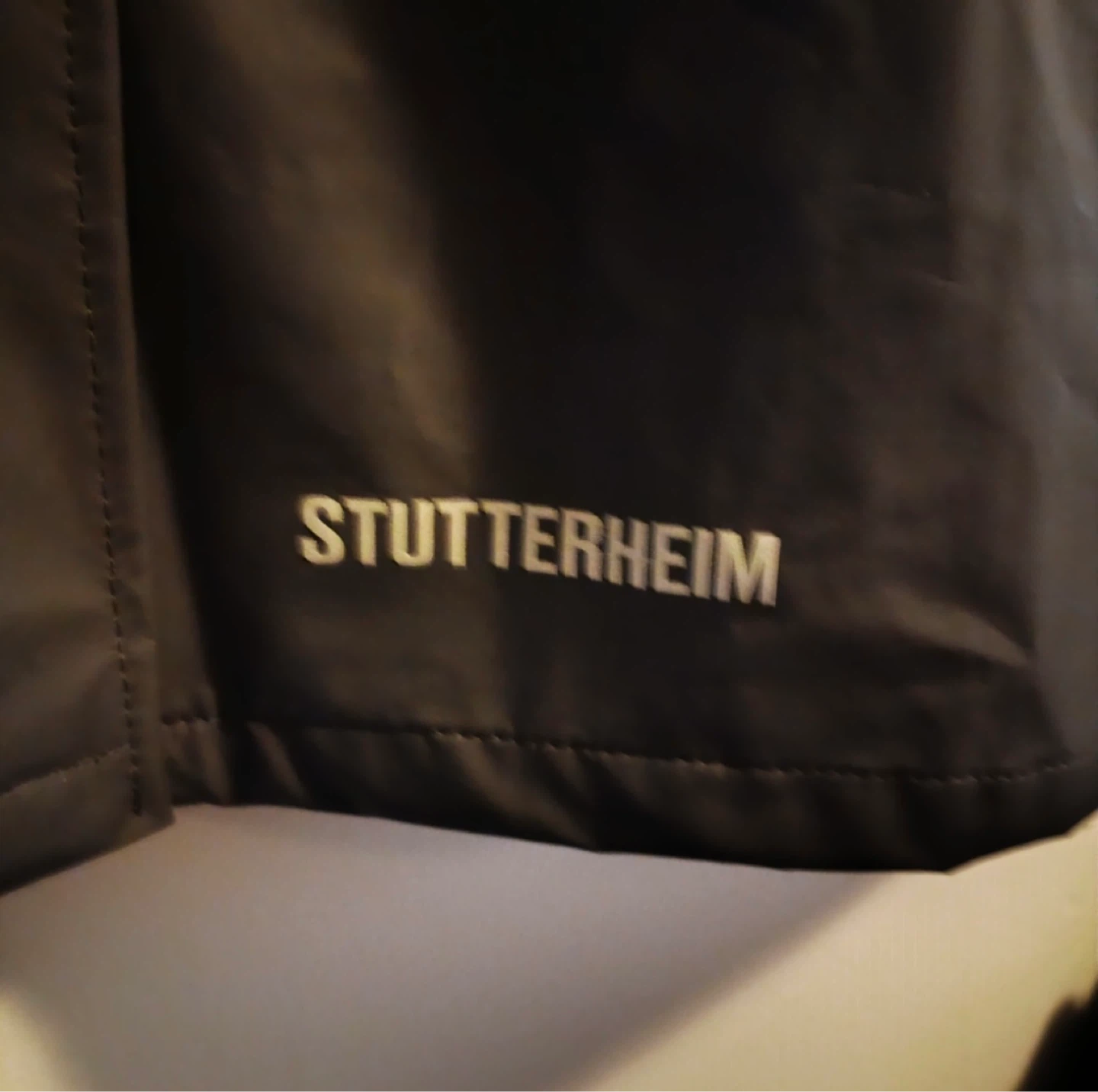 Stutterheim Black Raincoat Size M - photo 2