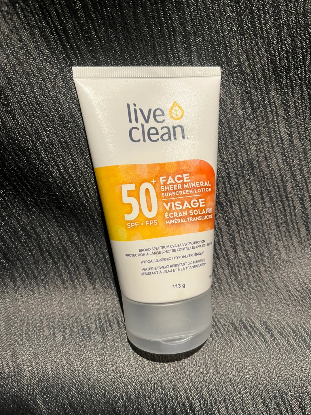Live Clean Face Sheer Mineral Sunscreen Lotion SPF 50