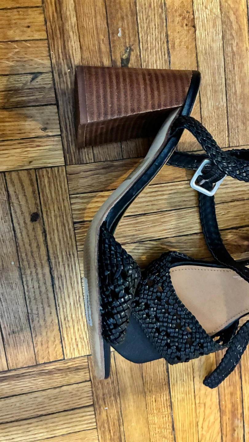 Nine West Black Woven Heeled Sandals - photo 2