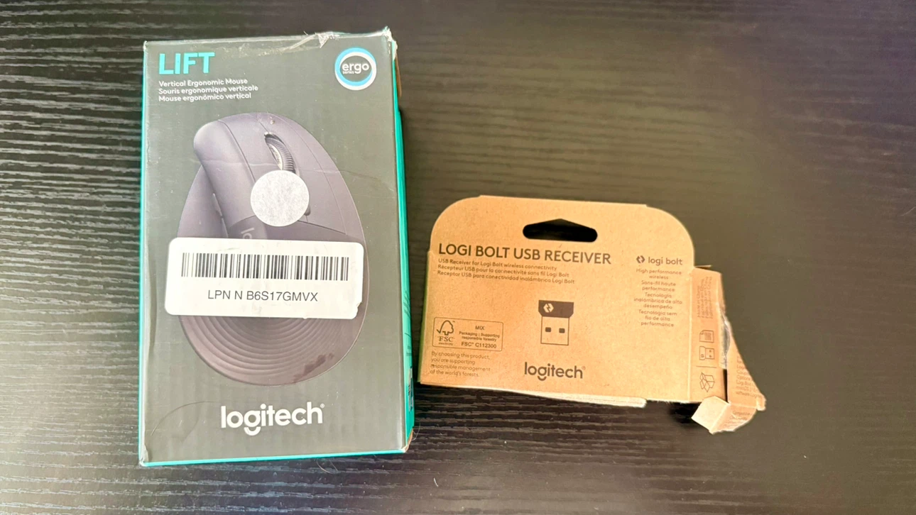 Logitech Lift Vertical Ergonomic Mouse with Logi Bolt Receiver - photo 5