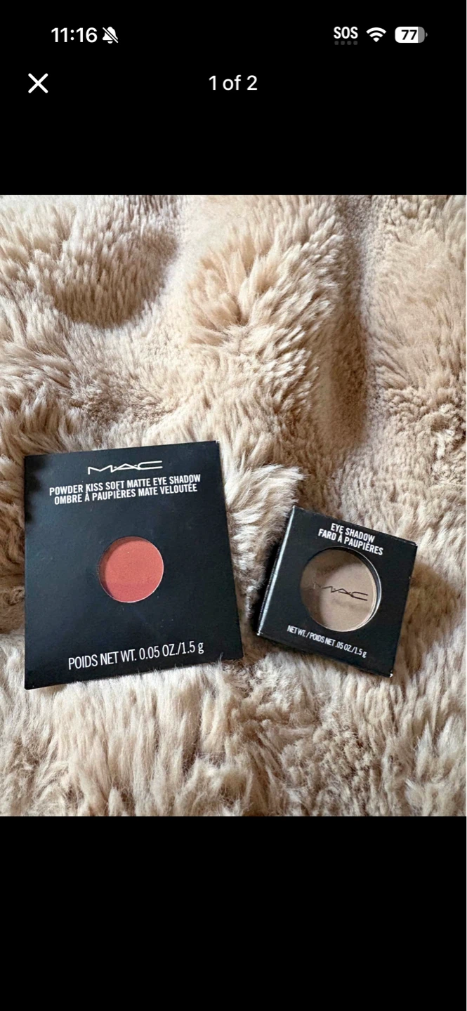 MAC Powder Kiss Soft Matte Eye Shadow & Eye Shadow Duo