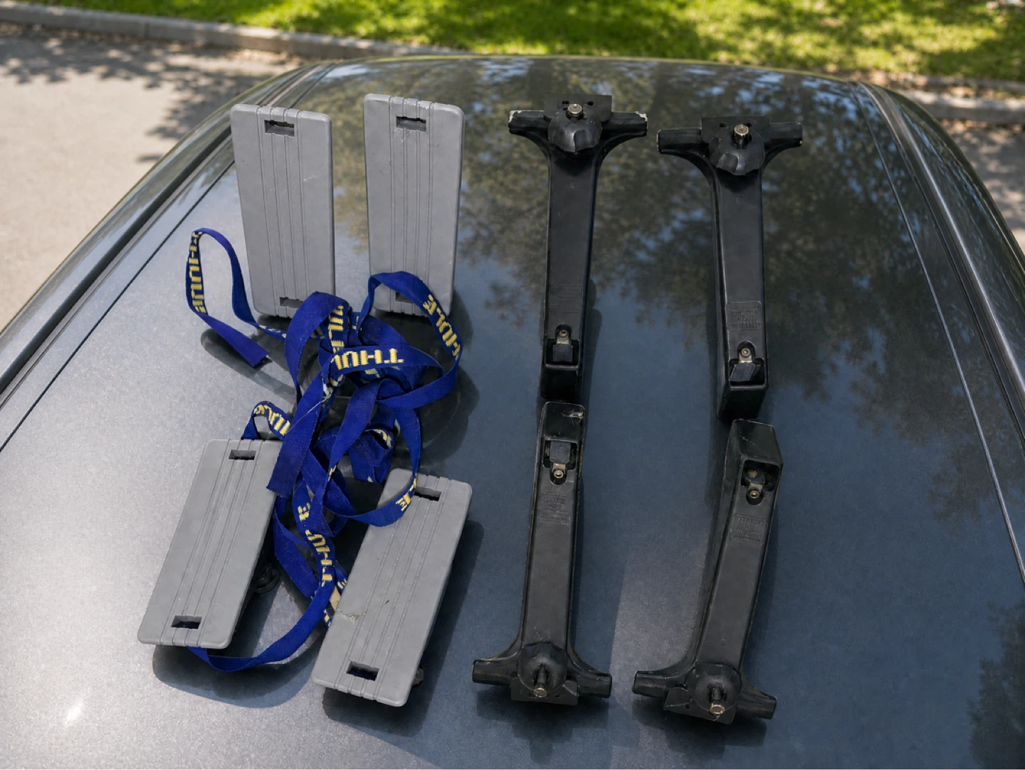 Thule Roof Rack Feet and Straps