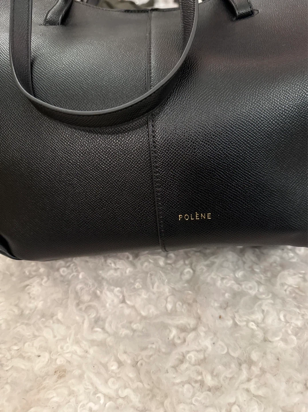 Polène Black Leather Tote Bag - photo 3