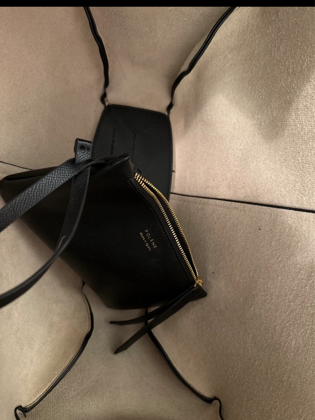 Polène Black Leather Tote Bag - photo 5