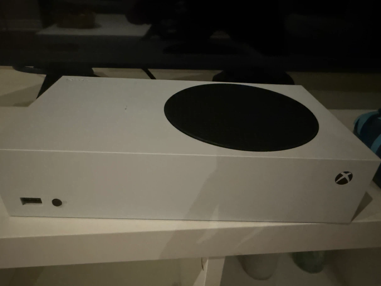 Xbox Series X Console with Blue Camo Controller