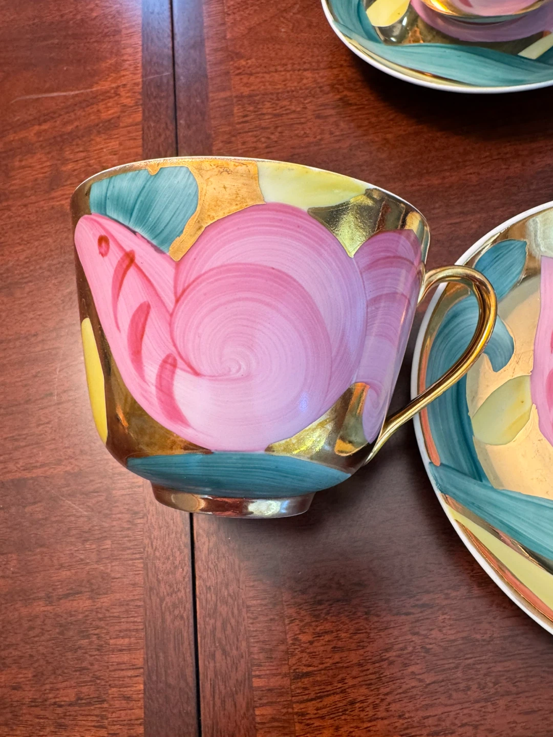 Dulevo USSR Teacups and Saucers Set (4) - photo 3