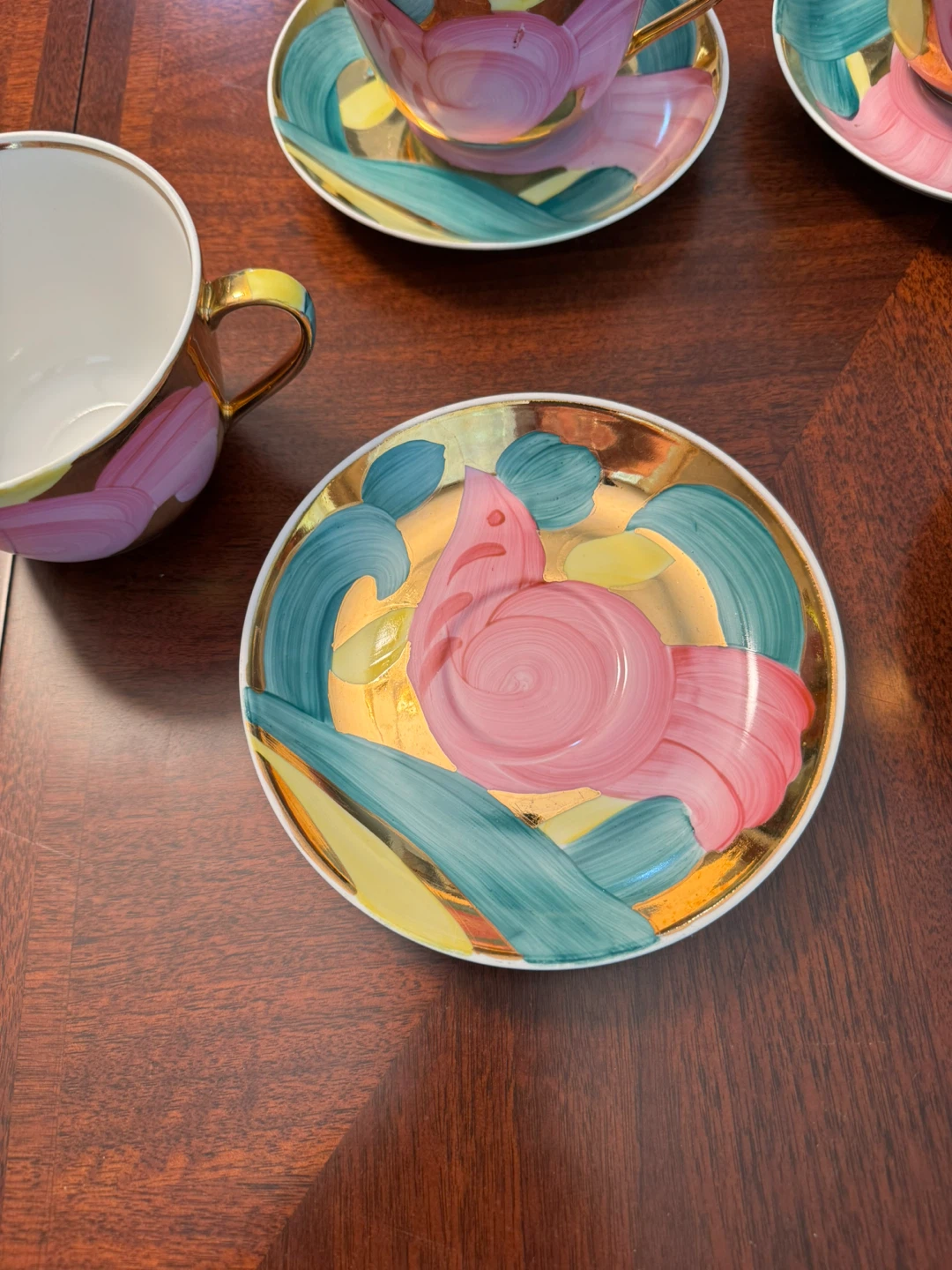 Dulevo USSR Teacups and Saucers Set (4) - photo 4