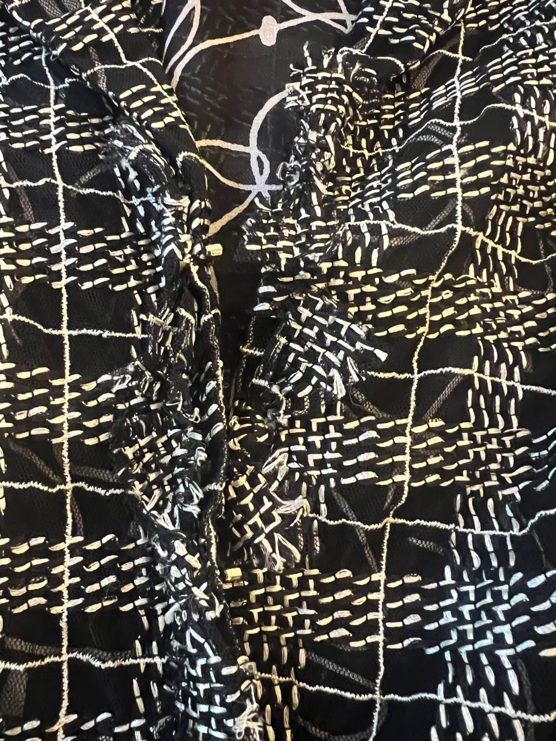 Anne Klein Black & White Patterned Blazer - photo 5