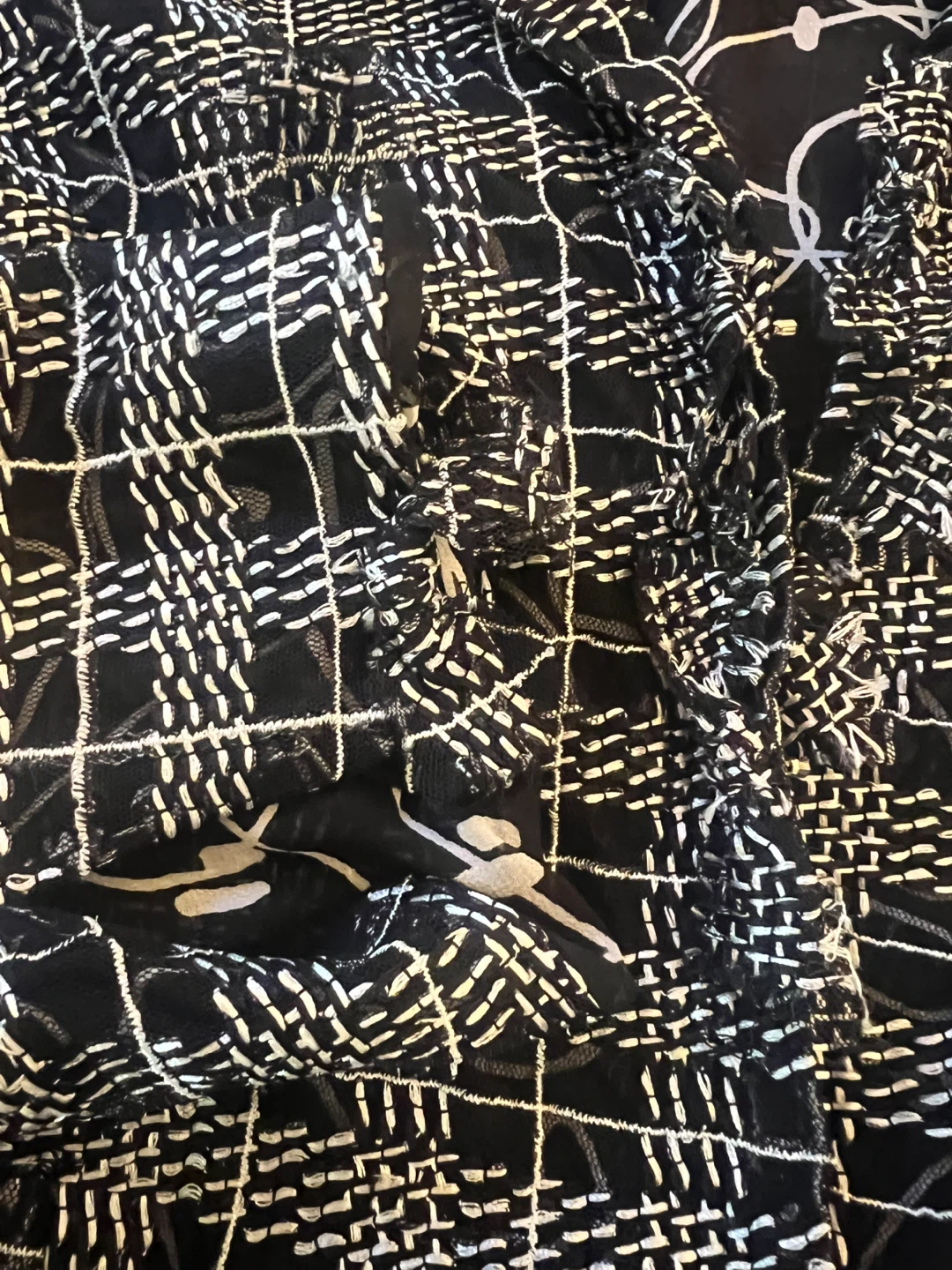Anne Klein Black & White Patterned Blazer - photo 2