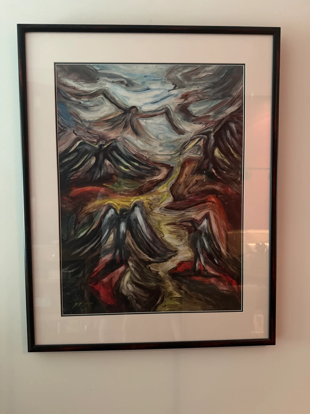 Framed Abstract Art Print