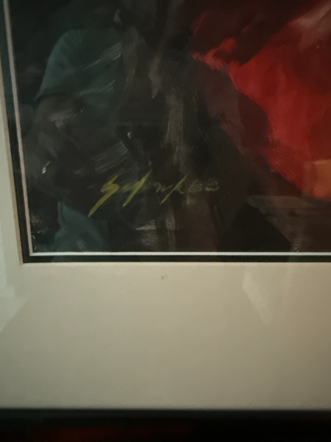 Framed Abstract Art Print - photo 3