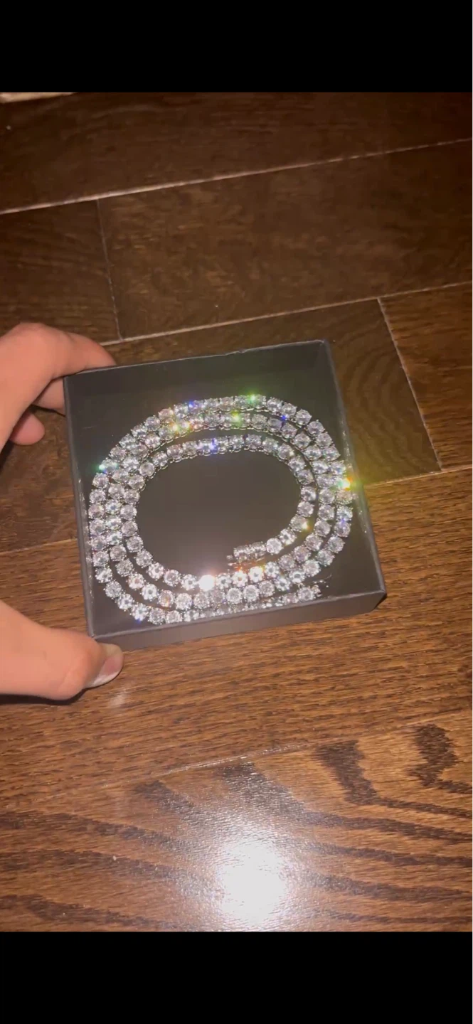 MOISSANITE DIAMOND TENNIS CHAIN - photo 2
