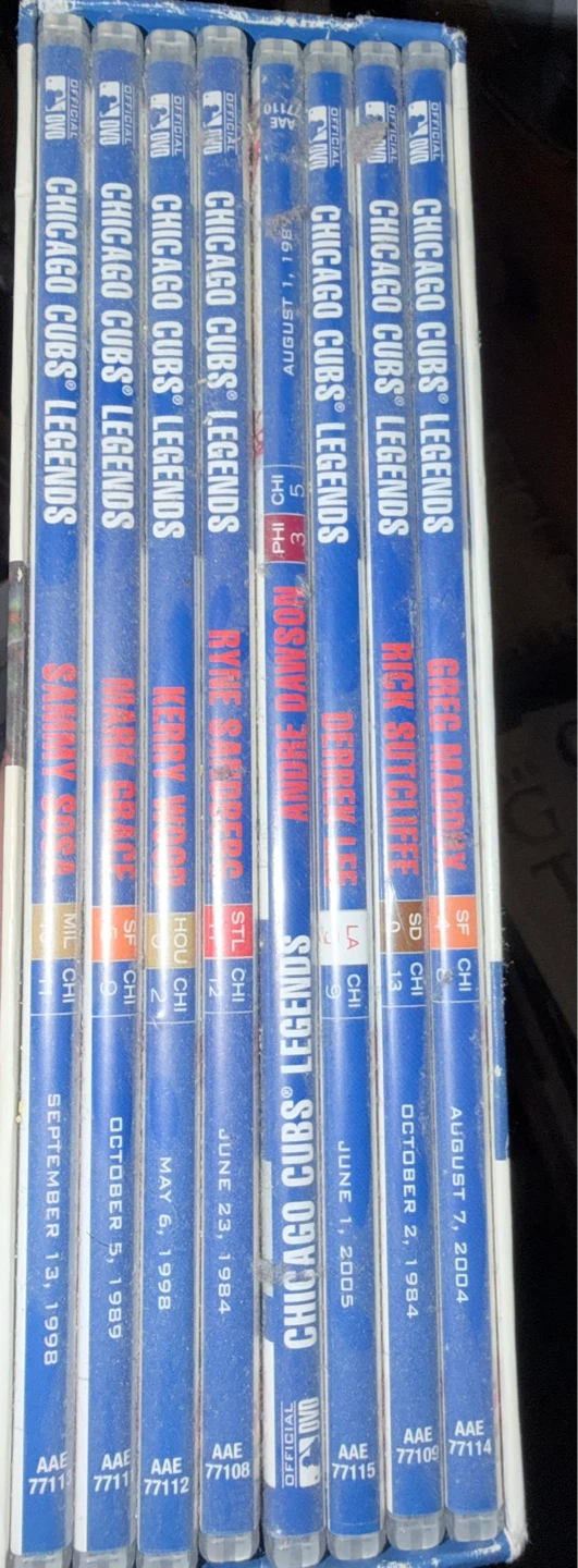 Chicago Cubs Legends Official DVD Set