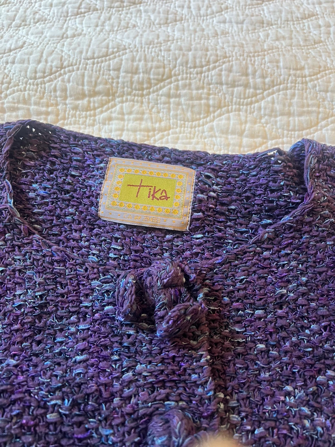Tika Purple Knit Cardigan - photo 5