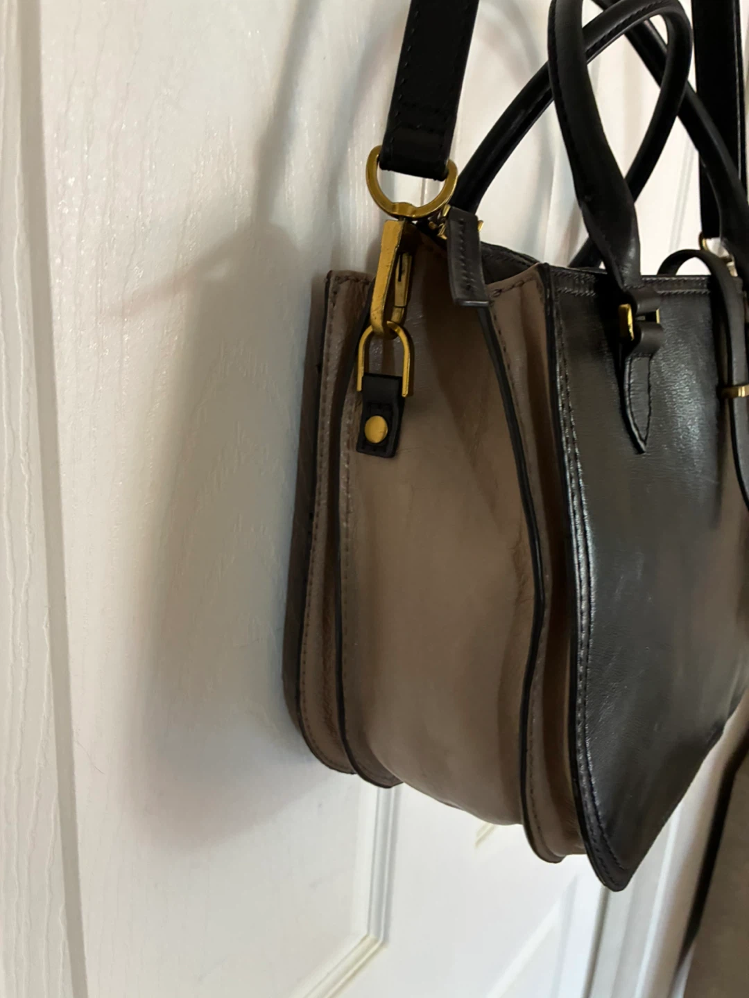 Fossil Black Leather Ryder Satchel crossbody Bag - photo 3