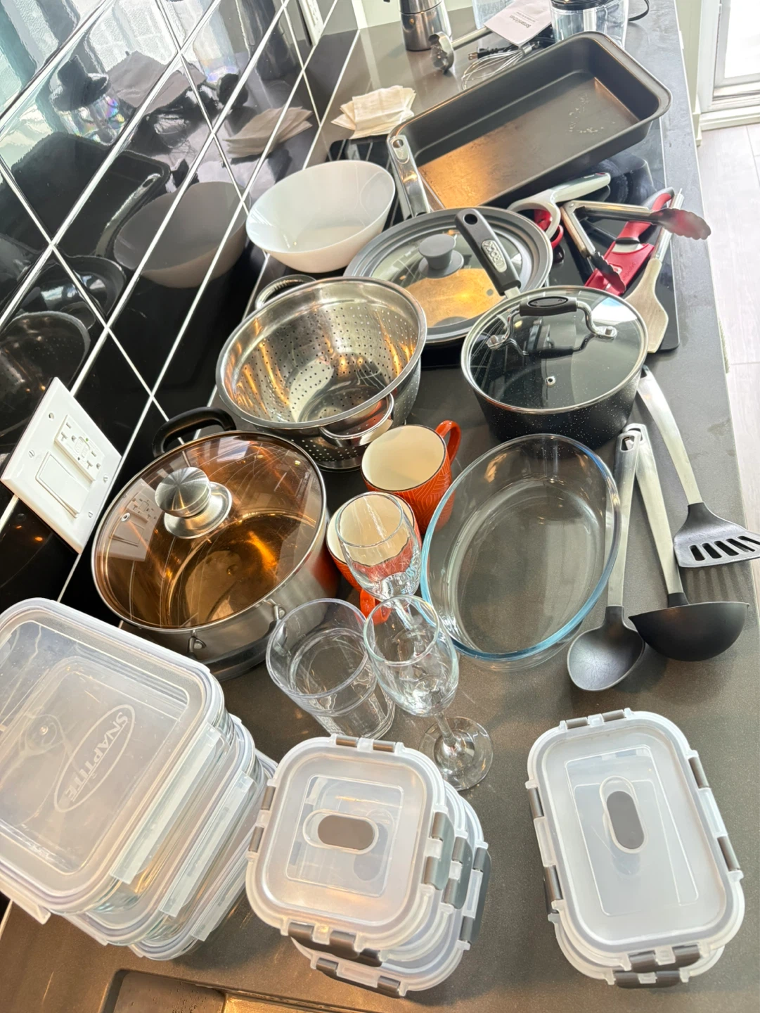 Complete Kitchen Set – Pots, Pans, Dishes, Utensils & More ($70)