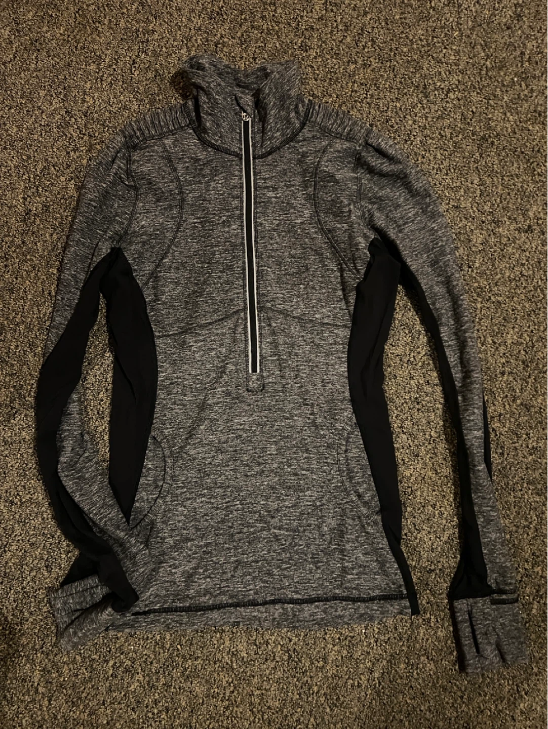 Lululemon Grey Athletic Zip-Up Jacket
