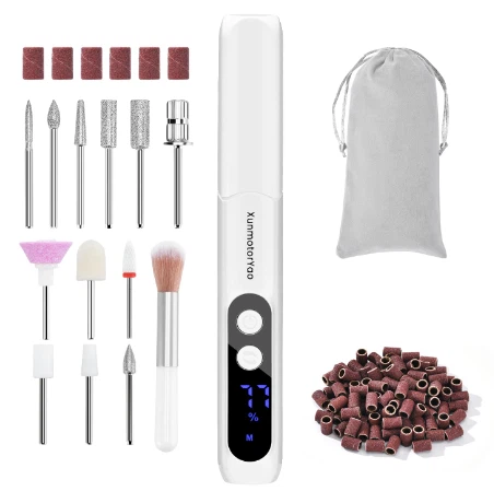 Electric Nail Drill Cordless Rechargeable Manicure Set