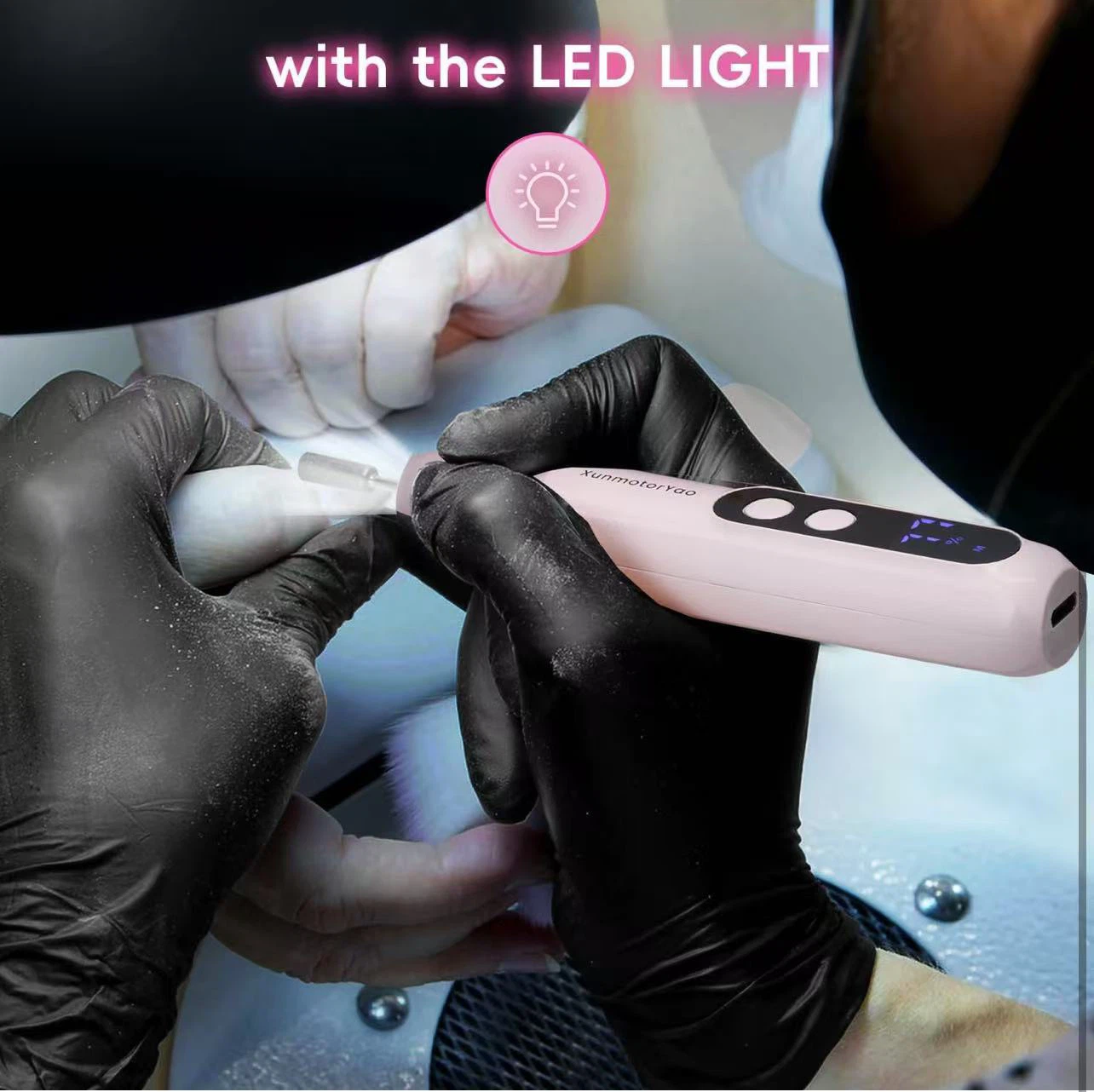 Electric Nail Drill Cordless Rechargeable Manicure Set - photo 4
