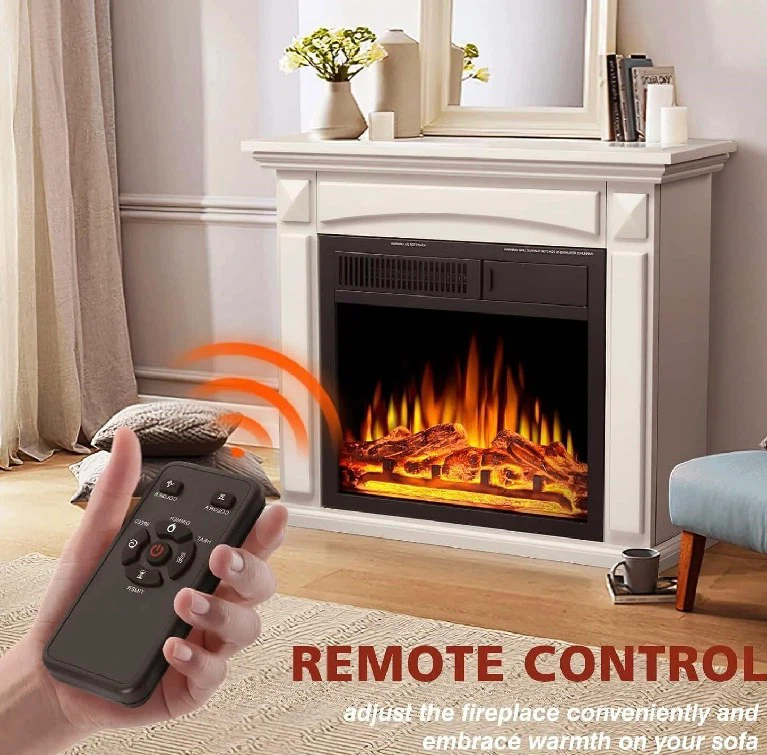 White Electric Fireplace Mantel (fireplace include) - photo 2