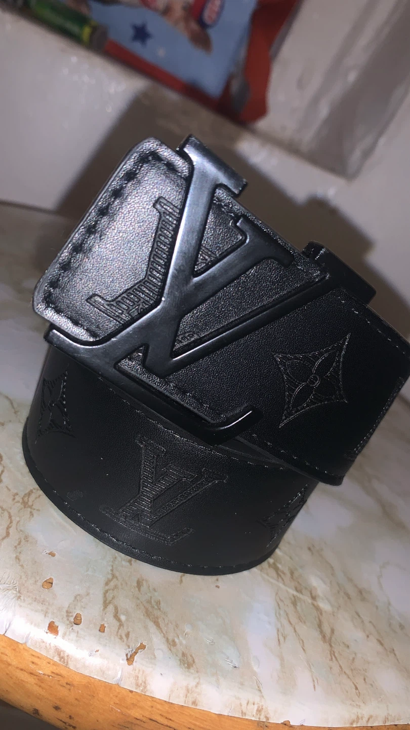 Louis Vuitton Black Monogram Belt
