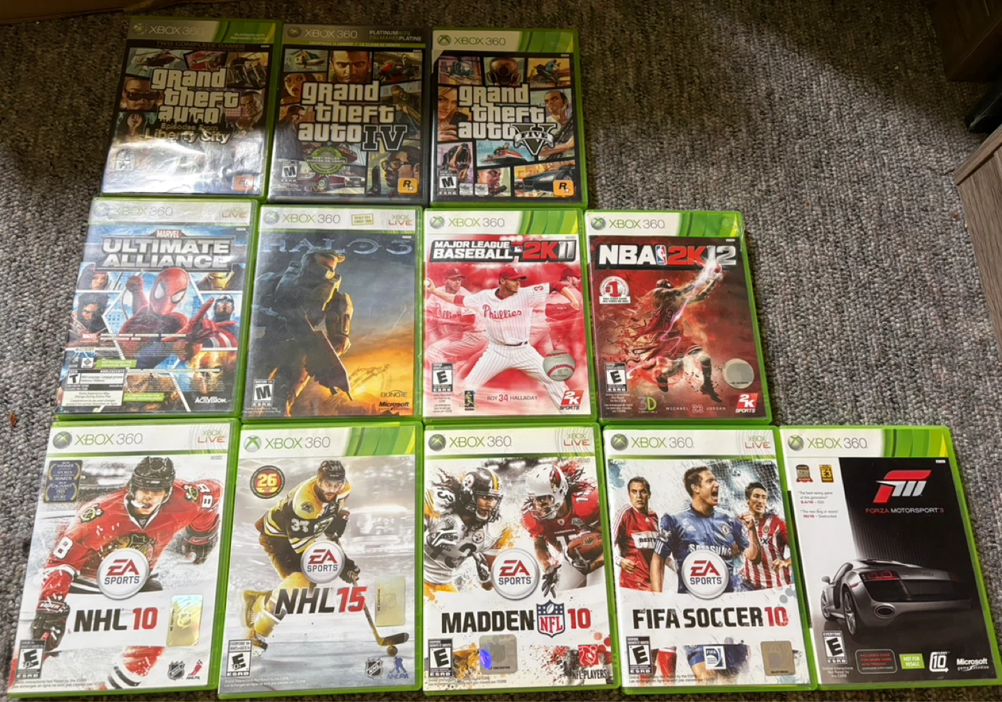 XBOX 360 Video Game Bundle