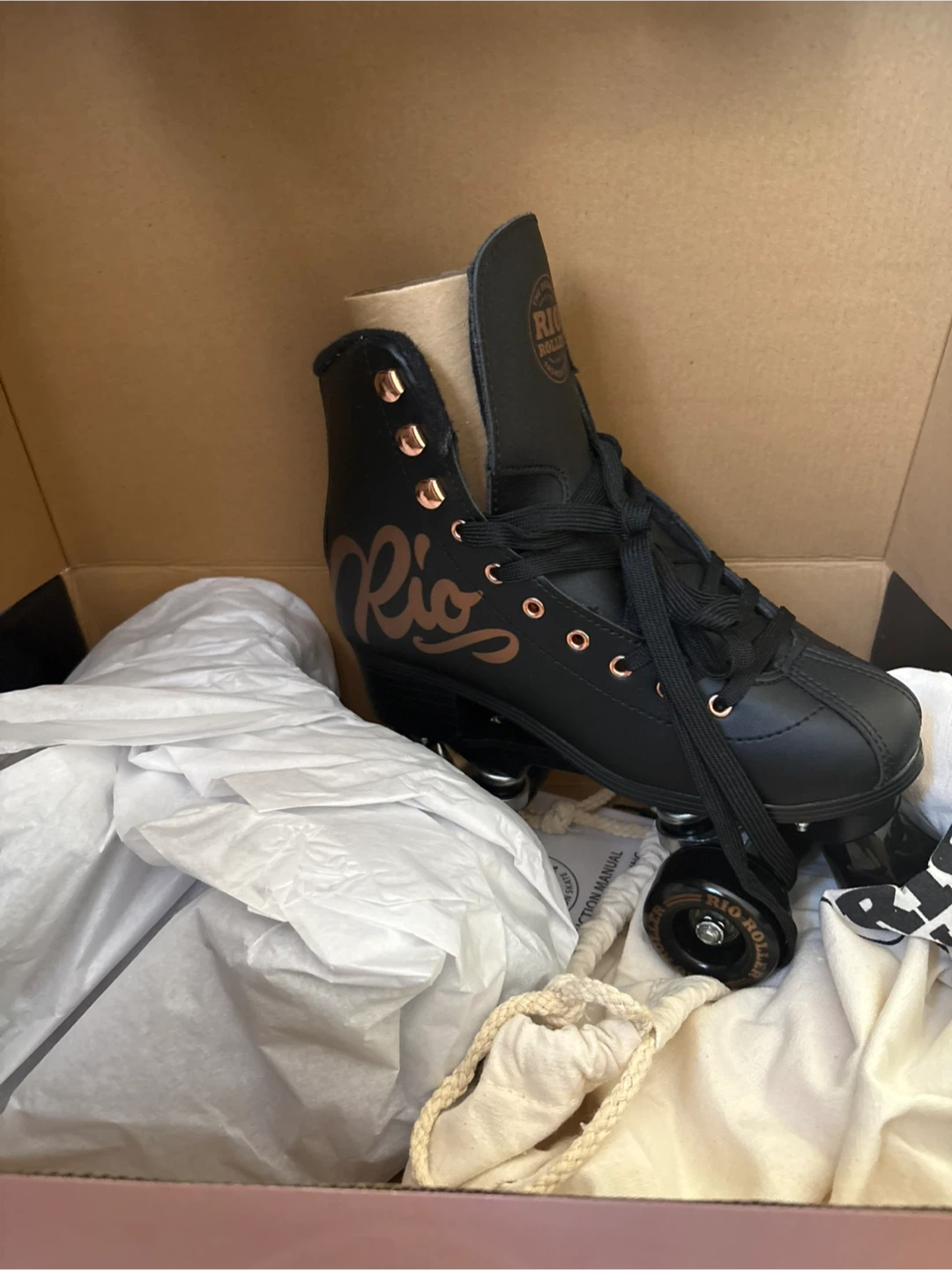 Rio Roller Quad Skates - Black - photo 4