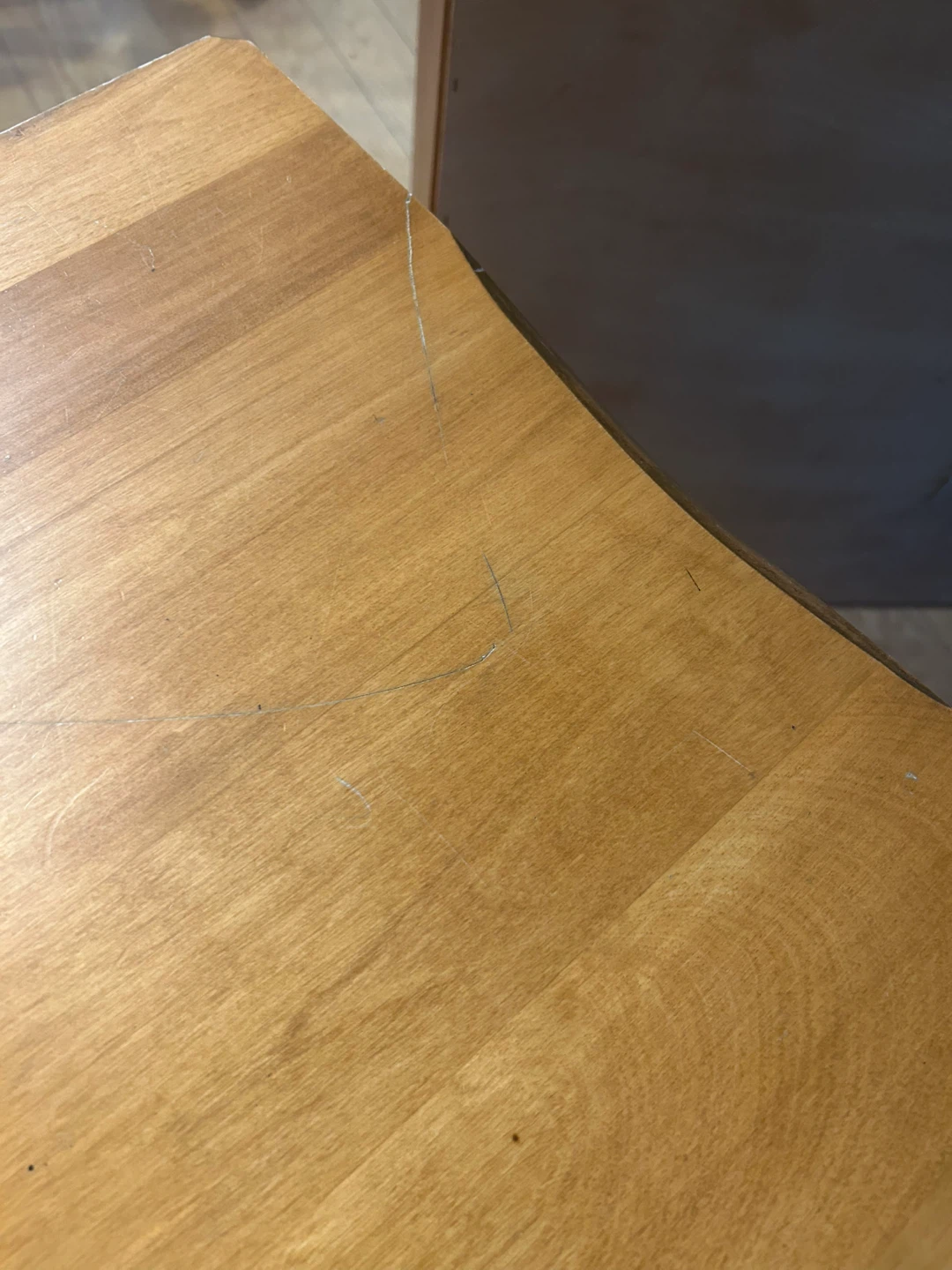 Wooden writing desk - photo 4