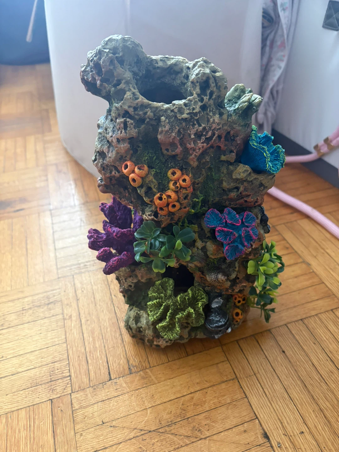 Top Fin Coral & Plant Rocky Aquarium Ornament (Set of 2) - photo 3