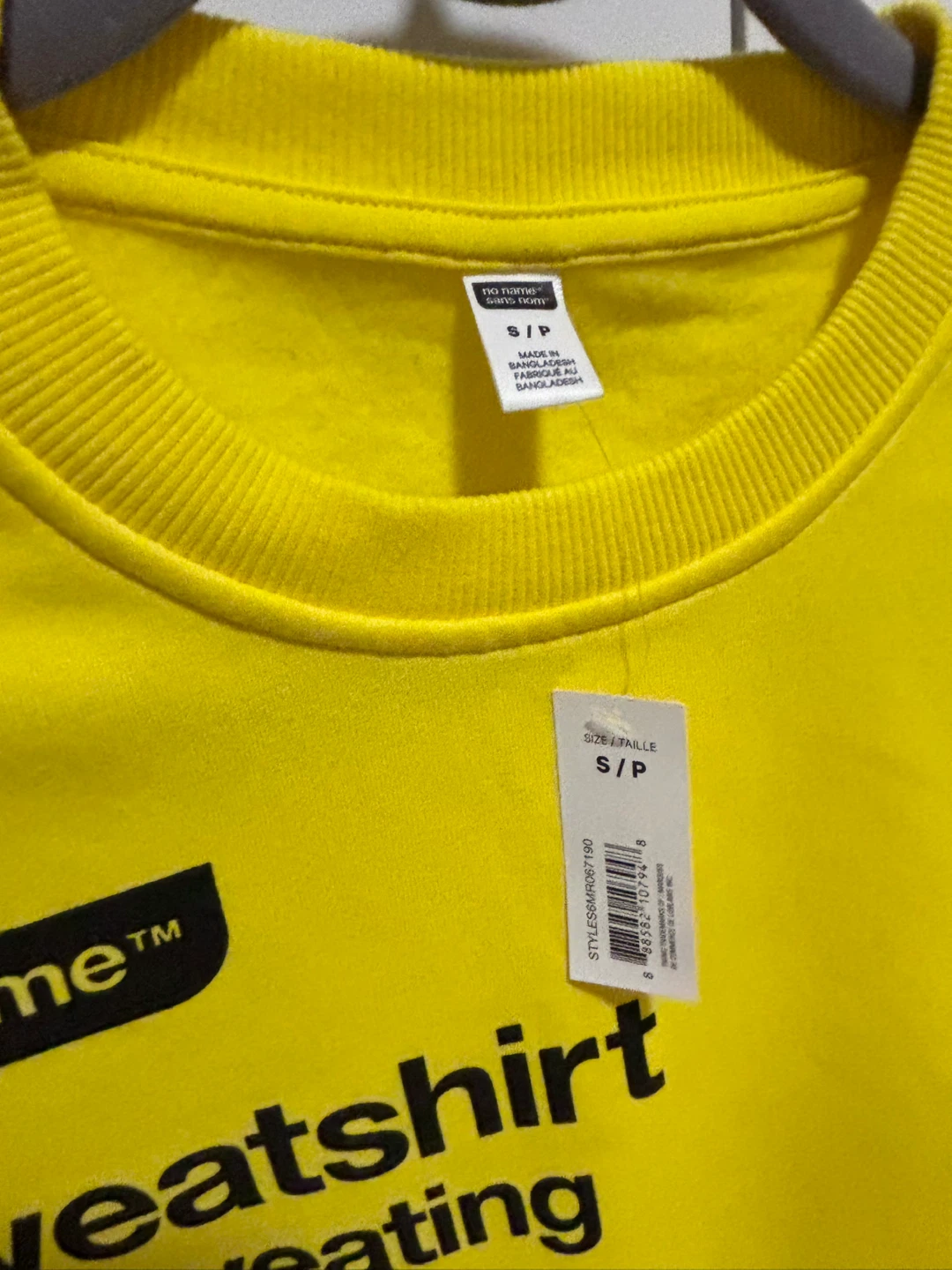 no name sweatshirt for sweating VIRAL YELLOW CANADA EXCLUSIVE ! - photo 3