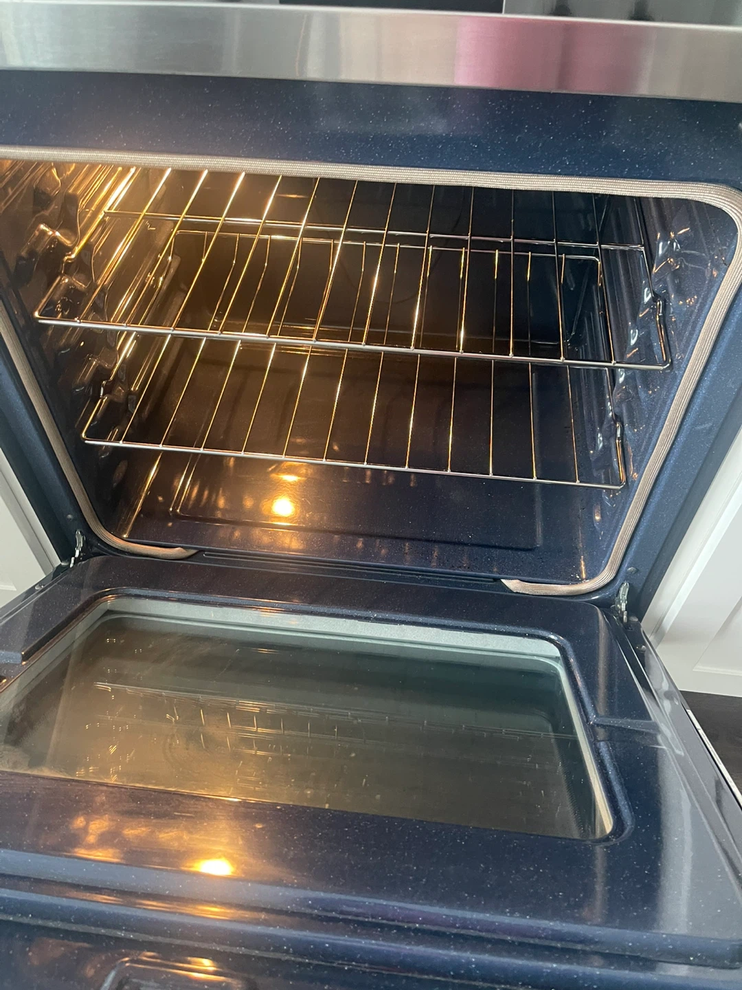 Stainless Steel Electric Stove with Glass Top - photo 2