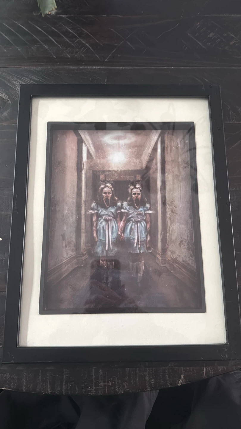 Framed Horror Art Print - The Shining Twins