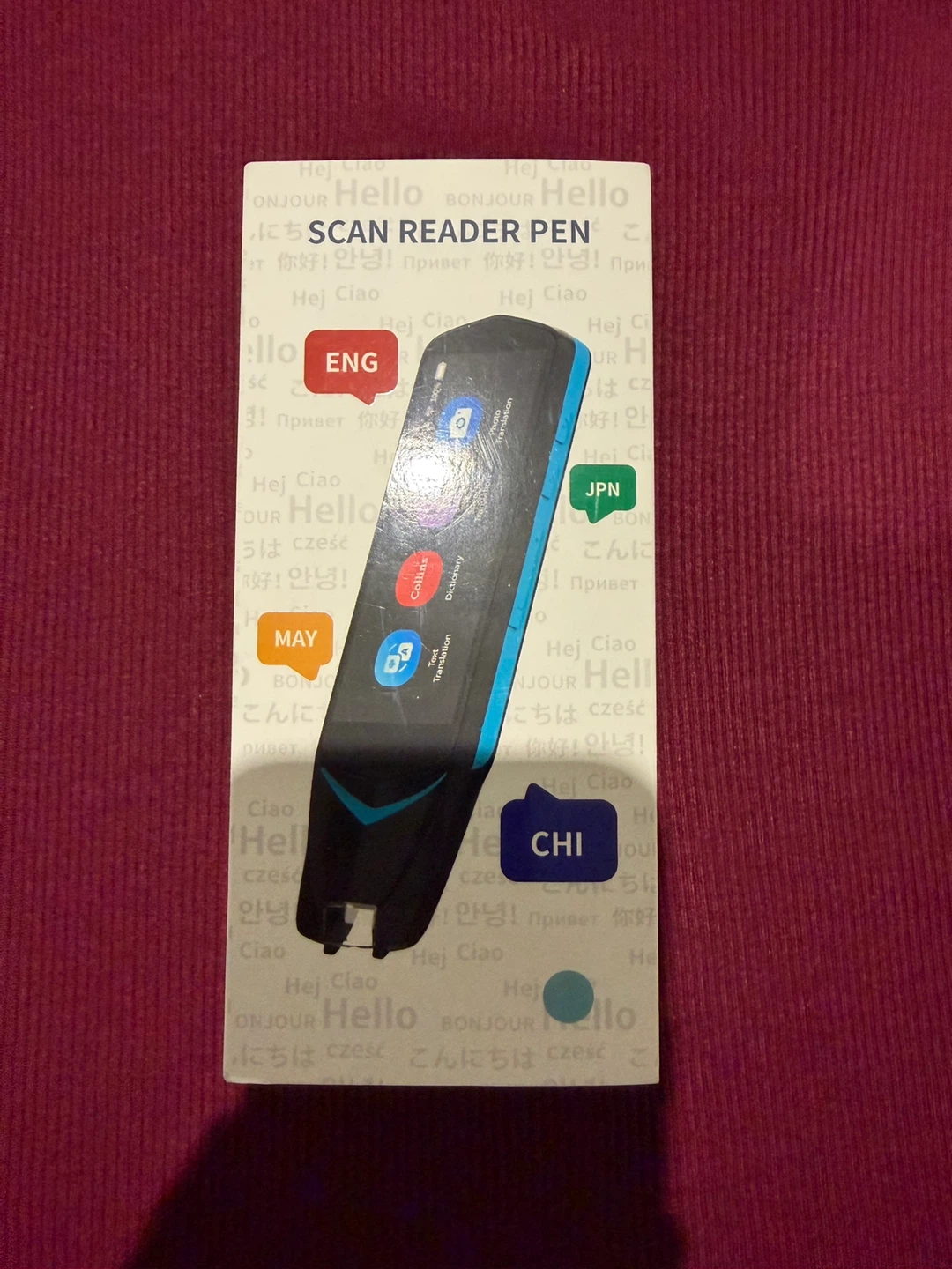 Scan reader pen