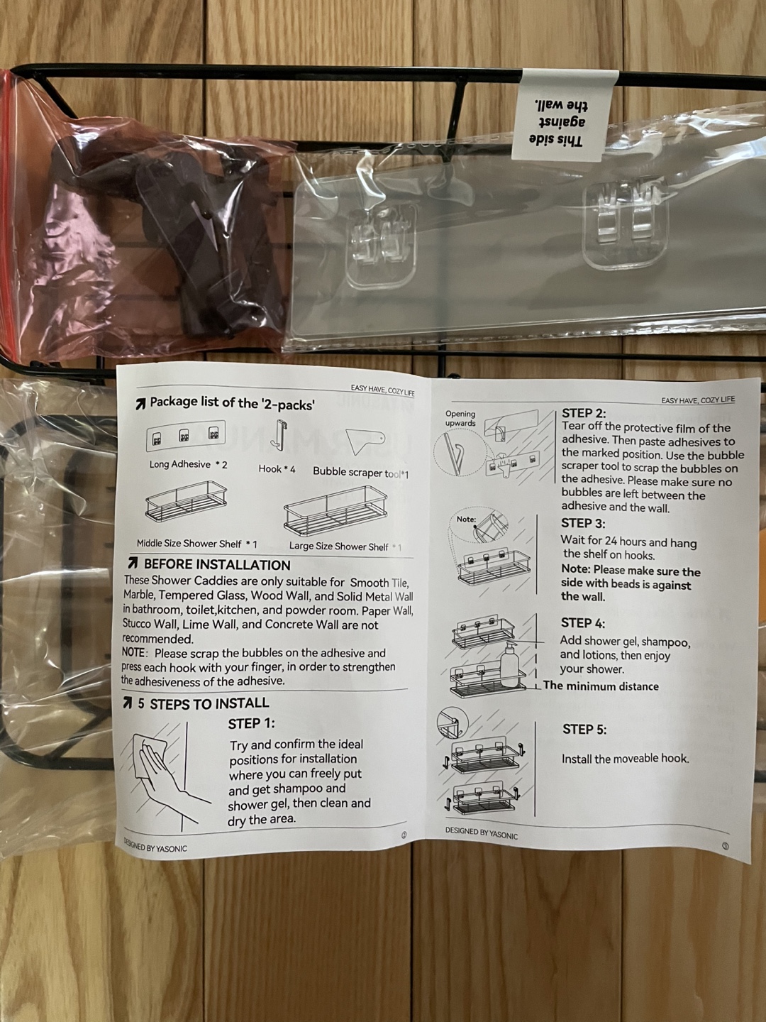 YASONIC Shower Caddy - brand new - photo 2