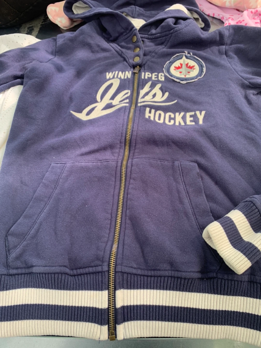CCM Winnipeg Jets Hockey Zip-Up Hoodie - photo 4