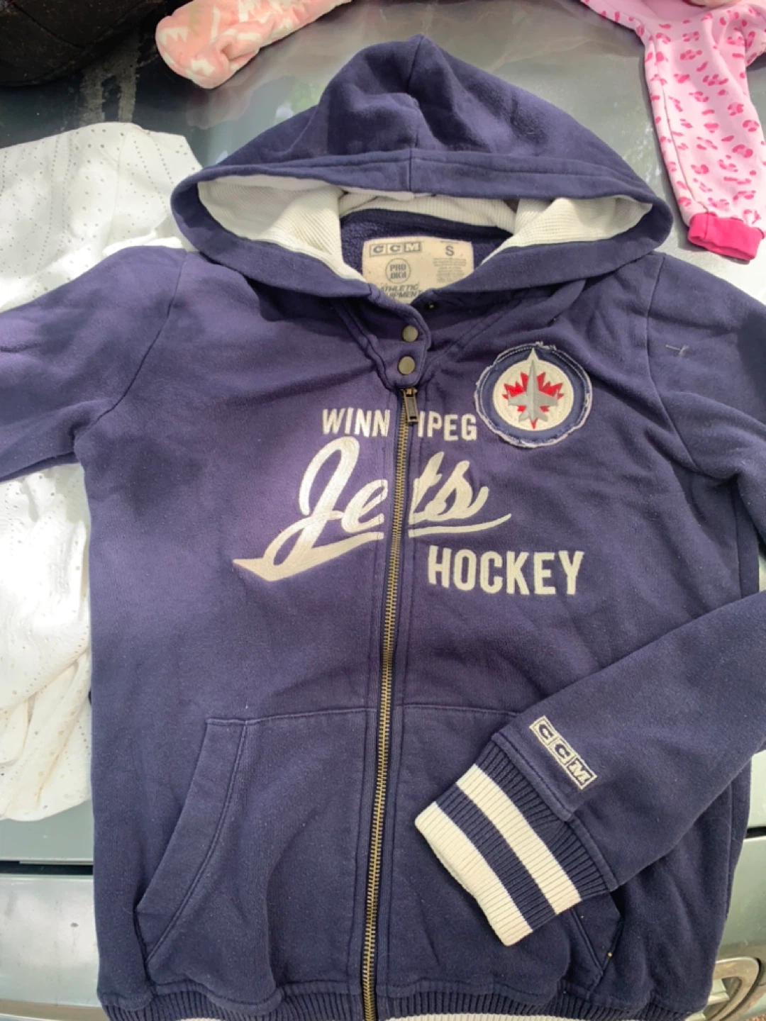 CCM Winnipeg Jets Hockey Zip-Up Hoodie - photo 3